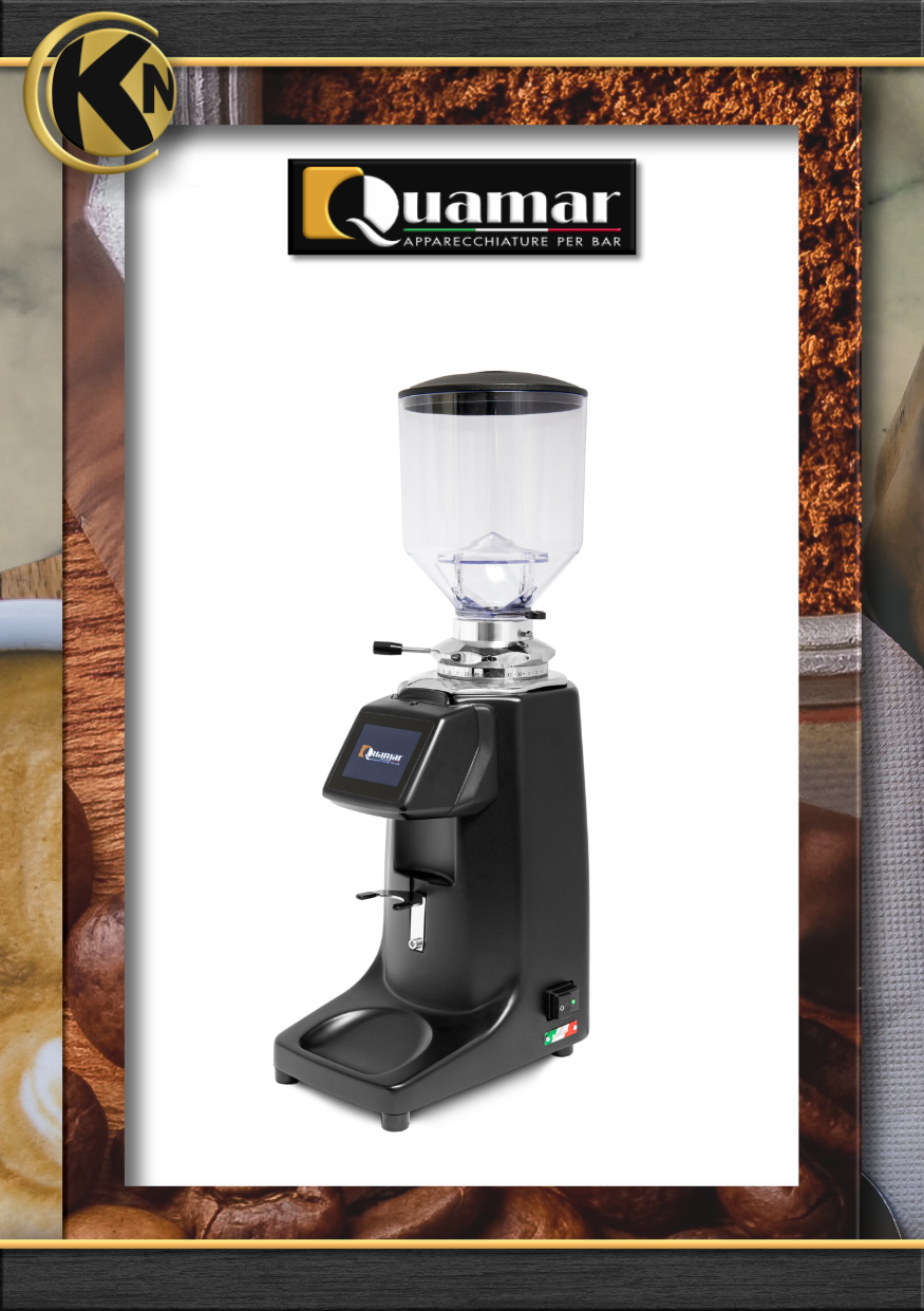 006MQC QUAMAR COFFEE GRINDER PROFESSIONAL Q13 FLAT BURRS Ø 75 mm CookNation
