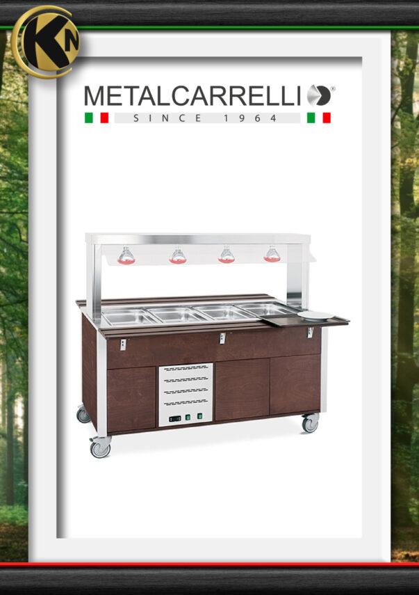 026MTC METALCARRELLI BUFFET TROLLEY – DROP IN AND STANILESS STEEL SELF SERVICE TROLLEY – 2